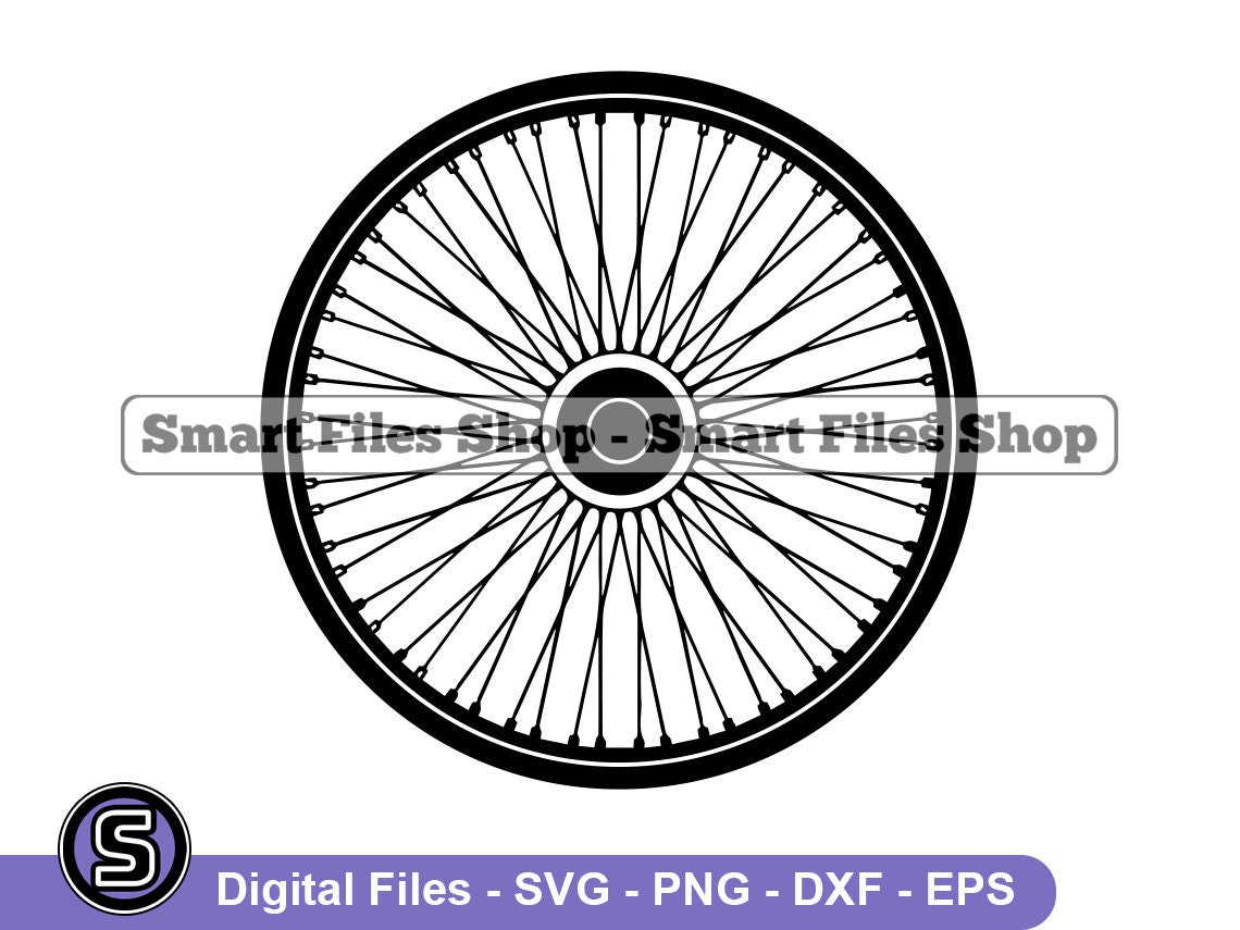 Bicycle Wheel Svg Bicycle Svg Cycling Svg Bicycle Wheel Etsy