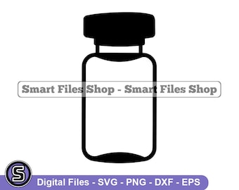 Liquid Medicine Bottle SVG, Medicine Svg, Medication Svg, Doctor Svg, Medicine Dxf, Medicine Png, Medicine Clipart, Medicine Files, Eps
