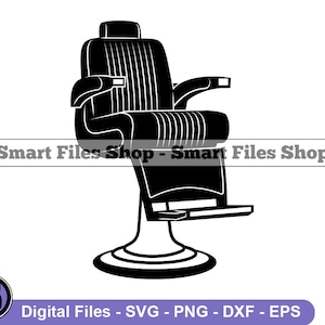 Barber Chair #2 SVG, Barber SVG, Barber Shop SVG, Hair Stylist, Barber Dxf, Barber Png, Barber Clipart, Barber Files, Eps