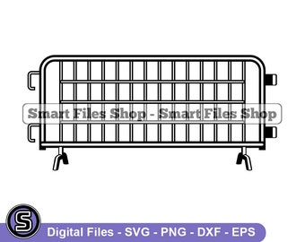 Steel Barricades Svg, Barricades Svg, Police Svg, Barricades Dxf, Barricades Png, Barricades Clipart, Barricades Files, Eps