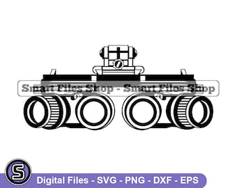 lunette de vision nocturne militaire Vector