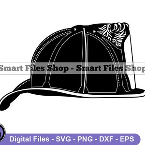 Fire Helmet #2 Svg, Firefighter Helmet Svg, Fireman Helmet Svg, Fire Helmet Dxf, Fire Helmet Png, Fire Helmet Clipart, Files, Eps