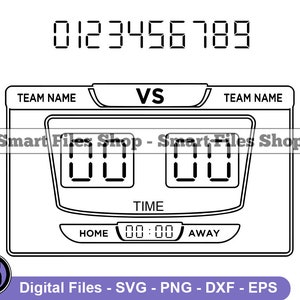 Sport Scoreboard Outline SVG, Sport Svg, Scoreboard SVG, Scoreboard Dxf, Scoreboard Png, Scoreboard Clipart, Scoreboard Files, Eps