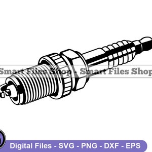 Spark Plug #2 Svg, Spark Plug Svg, Spark Plug Dxf, Spark Plug Png, Spark Plug Clipart, Spark Plug Files, Eps