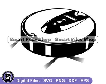 Aspiradora robótica Svg, Aspiradora svg, Limpieza Svg, Robot aspiradora Svg, Aspiradora Dxf, Aspiradora Png, Aspiradora Clipart, Archivos de aspiración, Eps