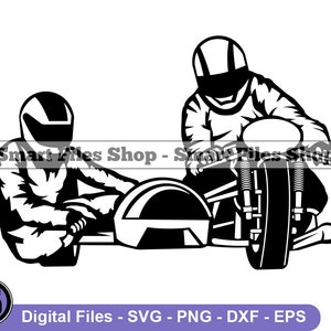 Sidecar Racing Svg, Extreme Sport Svg, Racing Svg, Sidecar Racing Dxf, Sidecar Racing Png, Sidecar Racing Clipart, Dateien, Eps