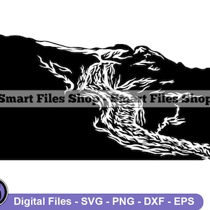 Volcano Eruption Svg, Exploding Volcano Svg, Lava River Svg, Volcano Dxf, Volcano Png, Volcano Clipart, Volcano Files, Eps