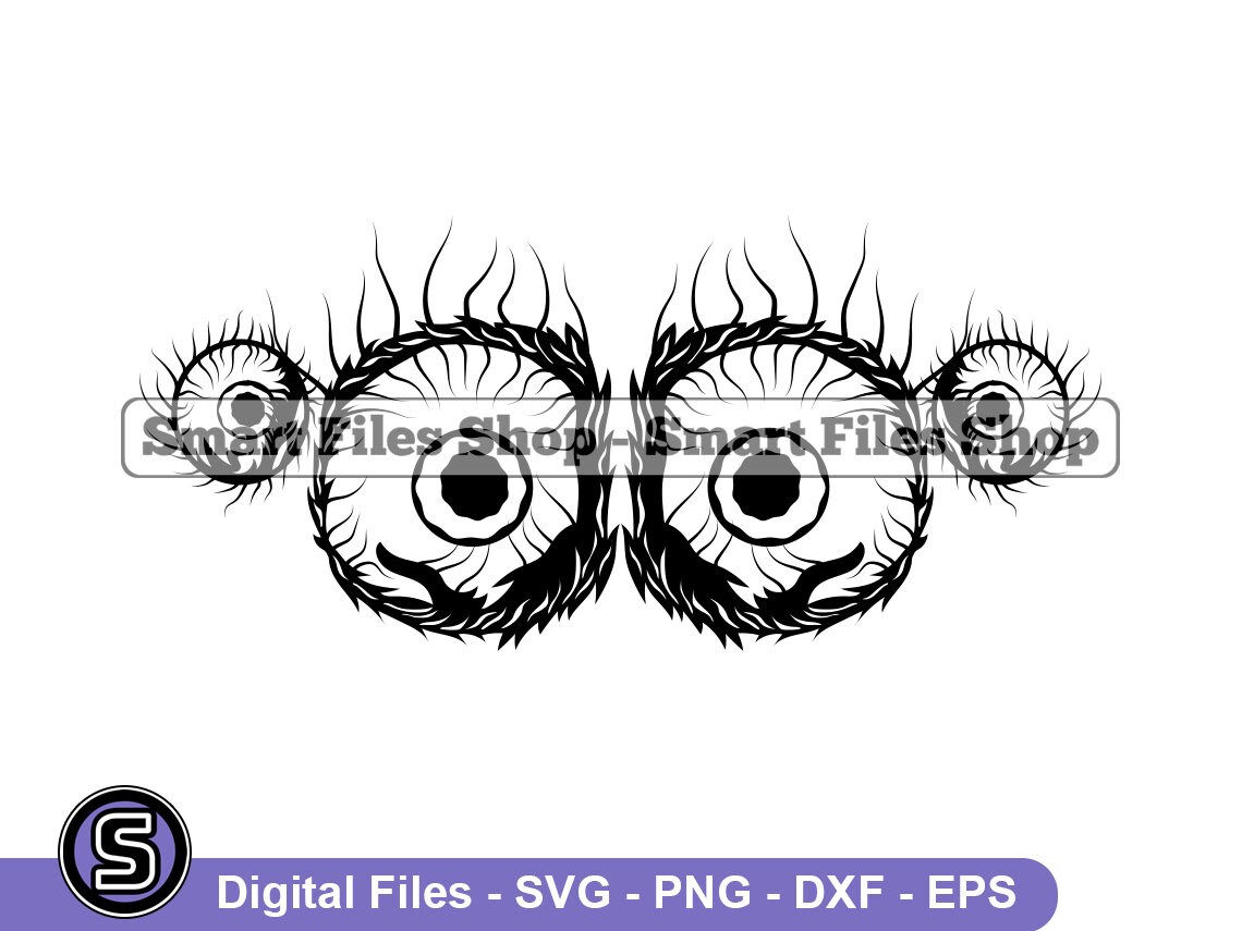 Spider Eyes Svg Spider Svg Spider Eyes Dxf Spider Eyes Png Etsy
