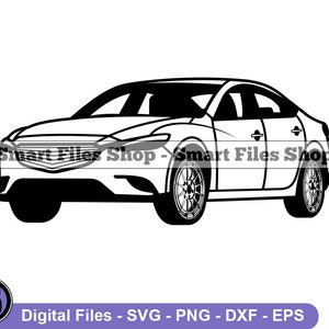 Car Sedan #3 Svg, Car Svg, Sedan Svg, Car Sedan Dxf, Car Sedan Png, Car Sedan Clipart, Car Sedan Files, Eps