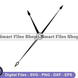 Clock Hands SVG, Clock Svg, Clock Arrows Svg, Watch Arrows Svg, Clock Hands Dxf, Clock Hands Png, Clock Hands Clipart, Files, Eps