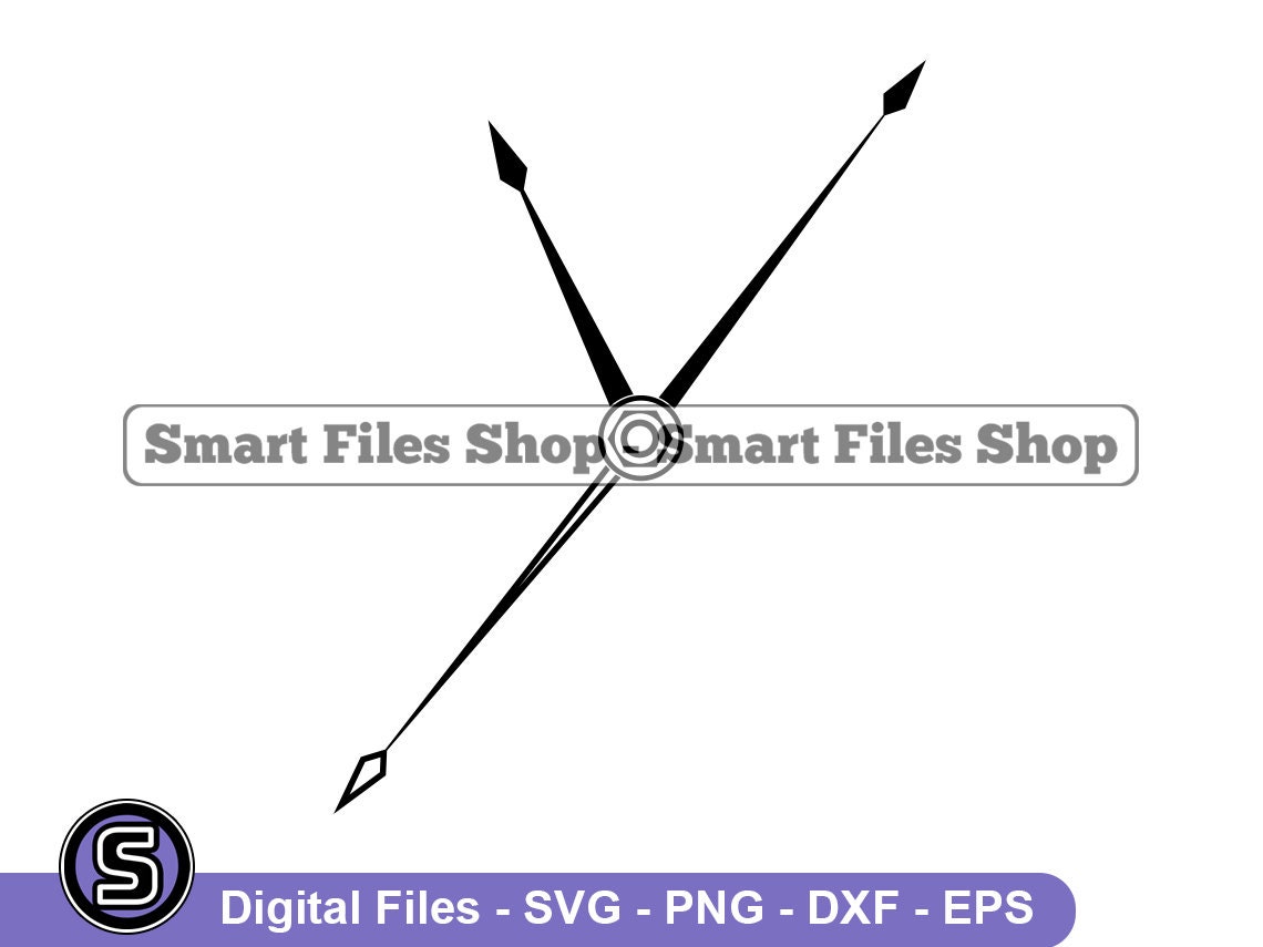 Clock Hands SVG, Clock Svg, Clock Arrows Svg, Watch Arrows Svg, Clock Hands Dxf, Clock Hands Png, Clock Hands Clipart, Files, Eps