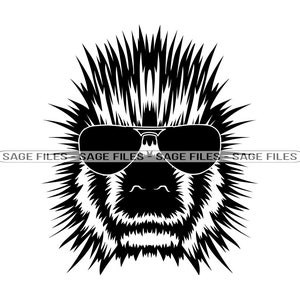 Porcupine In Sunglasses #2 SVG, Porcupine SVG, Cool Porcupine Svg, Porcupine Dxf, Porcupine Png, Porcupine Clipart, Porcupine Files, Eps