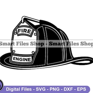 Fire Helmet #3 Svg, Firefighter Helmet Svg, Fireman Helmet Svg, Fire Helmet Dxf, Fire Helmet Png, Fire Helmet Clipart, Files, Eps
