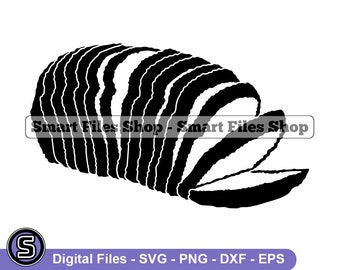Sliced Bread Svg, Bread Svg, Bread Loaf Svg, Bakery Svg, Bread Dxf, Bread Png, Bread Clipart, Bread Files, Eps