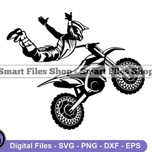 Motocross #4 Svg, Motocross Svg, Stunt Bike Svg, Dirt Bike SVG, Motocross Dxf, Motocross Png, Motocross Clipart, Motocross Files, Eps