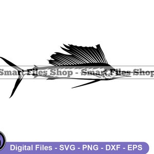 Marlin Fishing Rod Logo #3 Svg, Marlin Svg, Fishing Svg, Fish Svg, Marlin  Fishing Rod Dxf, Marlin Fishing Rod Png, Clipart, Files, Eps