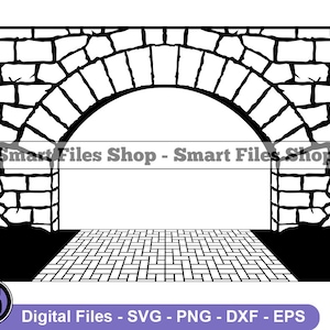 Stone Arch Svg, Stone Gate Svg, Architecture Svg, Arch Svg, Stone Arch Dxf, Stone Arch Png, Stone Arch Clipart, Stone Arch Files, Eps