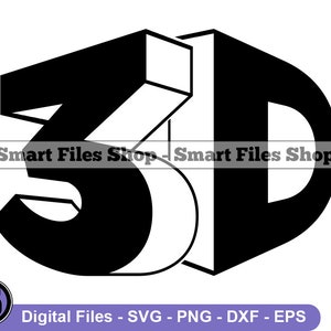 3D Svg, Three Svg, Font Svg, 3d Logo Svg, 3d Dxf, 3d Png, 3d Clipart, 3d Files, 3d Eps