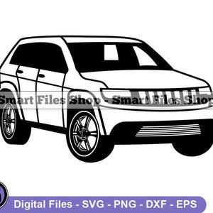 Carro SUV #3 Svg, SUV Svg, Carro Svg, Carro Suv Dxf, Carro Suv Png, Clipart de carro Suv, Arquivos de carro Suv, Eps