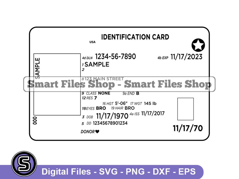Ids Svg ID Svg, Identification Svg, Licence Svg, ID Dxf, ID Png, Id Clipart, Id ...