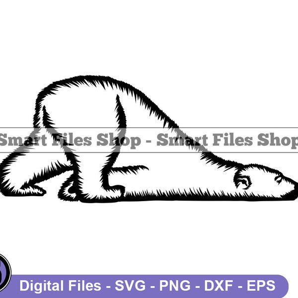 Funny Polar Bear Svg, Polar Bear Svg, Cute Polar Bear Svg, Polar Bear Dxf, Polar Bear Png, Clipart, Polar Bear Files, Eps