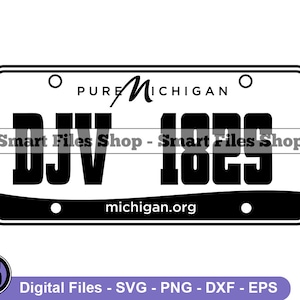 Michigan Kenteken Svg, Michigan Svg, Rijden Svg, Bestuurder Svg, Michigan Dxf, Michigan Png, Michigan Clipart, Michigan Bestanden, Eps