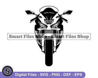 Motorcycle Front View Svg, Motorcycling Svg, Motorbike Svg, Motorcycle Dxf, Motorcycle Png, Motorcycle Clipart, Motorcycle Files, Eps