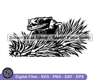 Camouflaged Gecko Svg, Gecko Svg, Lizard Svg, Gecko Dxf, Gecko Png, Gecko Clipart, Gecko Files, Eps