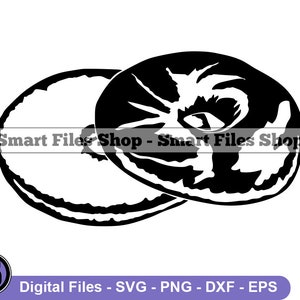 Toasted Bagel Svg, Toast Svg, Breakfast Svg, Bagel Dxf, Bagel Png, Bagel Clipart, Bagel Files, Bagel Eps