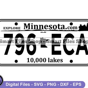 Minnesota Kenteken Svg, Minnesota Svg, Rijden Svg, Bestuurder Svg, Minnesota Dxf, Minnesota Png, Minnesota Clipart, Minnesota Bestanden, Eps