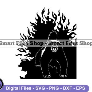 Flaming Honey Badger Svg, Flaming Animals Svg, Flame Svg, Honey Badger Svg, Honey Badger Dxf, Honey Badger Png, Clipart, Files, Eps