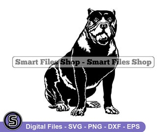 Sitting Presa Canario SVG, Presa Canario Svg, Dog Svg, Presa Canario Dxf, Presa Canario Png, Presa Canario Clipart, Files, Eps