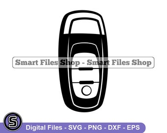 Keyless Car Key Svg, Car Key Svg, Car Key Dxf, Car Key Png, Car Key Clipart, Car Key Files, Eps