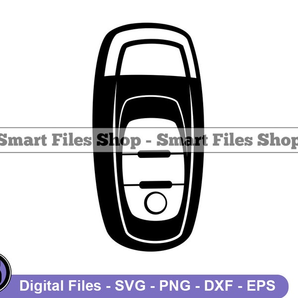 Keyless Car Key Svg, Car Key Svg, Car Key Dxf, Car Key Png, Car Key Clipart, Car Key Files, Eps