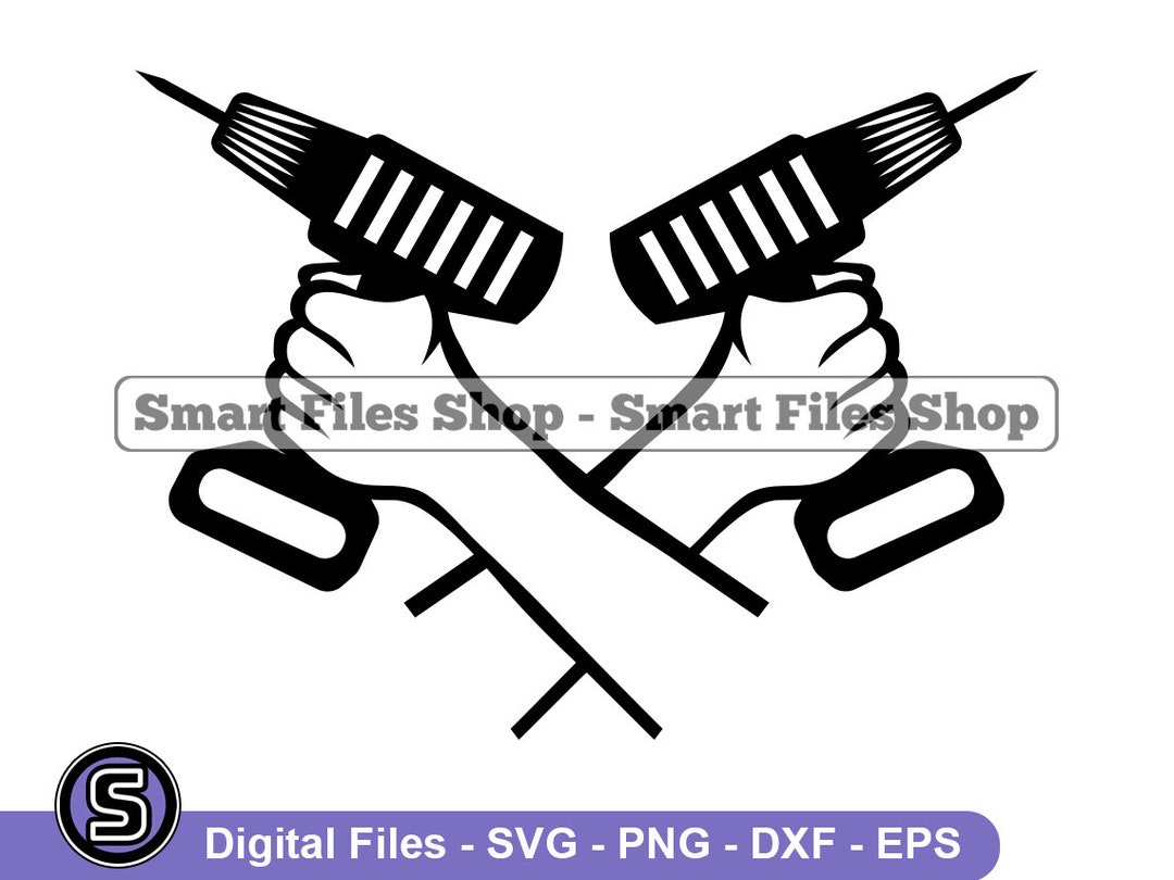 Hand Holding Drill Logo Svg, Drill Svg, Repair Svg, Handyman Svg, Drill ...