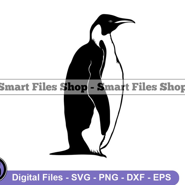 Emperor Penguin Svg, Penguin Svg, Emperor Penguin Dxf, Emperor Penguin Png, Emperor Penguin Clipart, Emperor Penguin Files, Eps