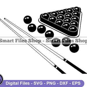 Snooker Svg, Billiards Svg, Billiards Pool Svg, Snooker Dxf, Snooker Png, Snooker Clipart, Snooker Files, Snooker Eps