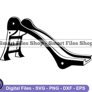 Playground Slide Svg, Slide Svg, Playground Svg, Childrens Slide Svg, Playground Slide Dxf, Playground Slide Png, Clipart, Files, Eps