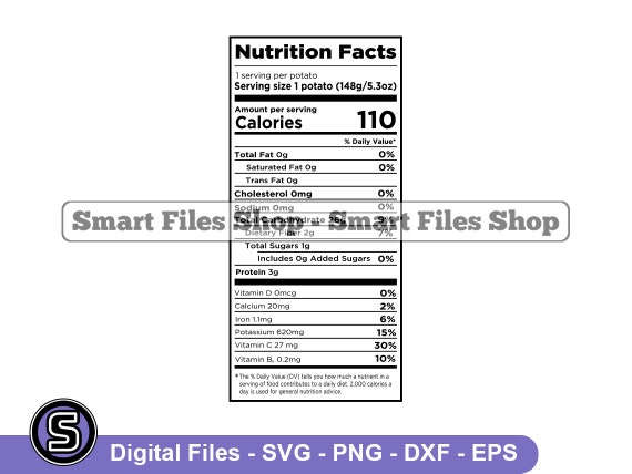 Nutrition Facts Svg Food Label Svg Nutrition Label Svg - Etsy UK