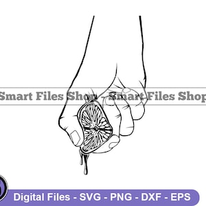 Squeezing Lemon Svg, Lemon Svg, Lemonade Svg, Lemon Dxf, Lemon Png, Lemon Clipart, Lemon Files, Lemon Eps