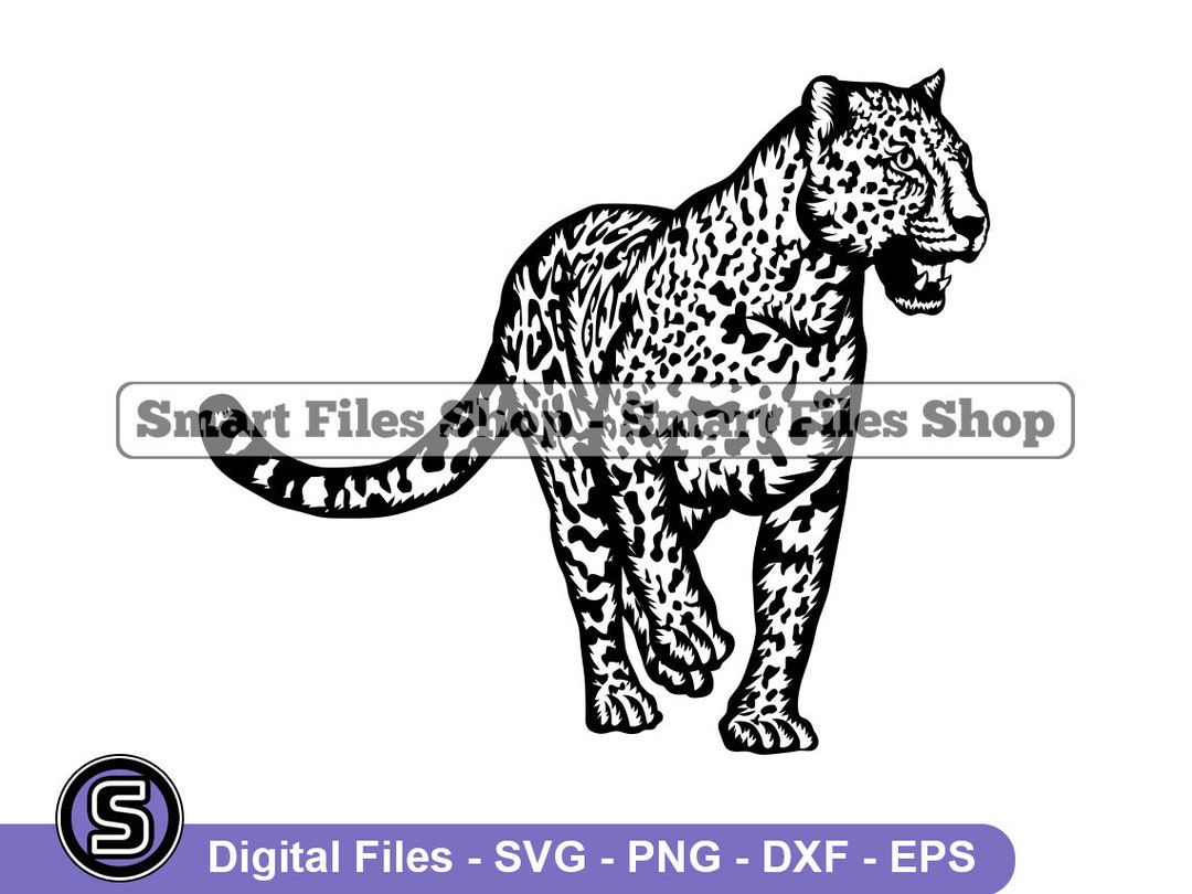 Jaguar Svg Jungle Creatures Svg Jaguar Dxf Jaguar Png - Etsy