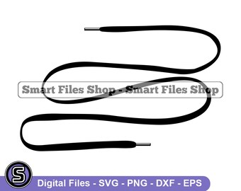 Shoelace #2 SVG, Shoelace SVG, Shoe Lace Svg, Shoelace Dxf, Shoelace Png, Shoelace Clipart, Shoelace Files, Eps