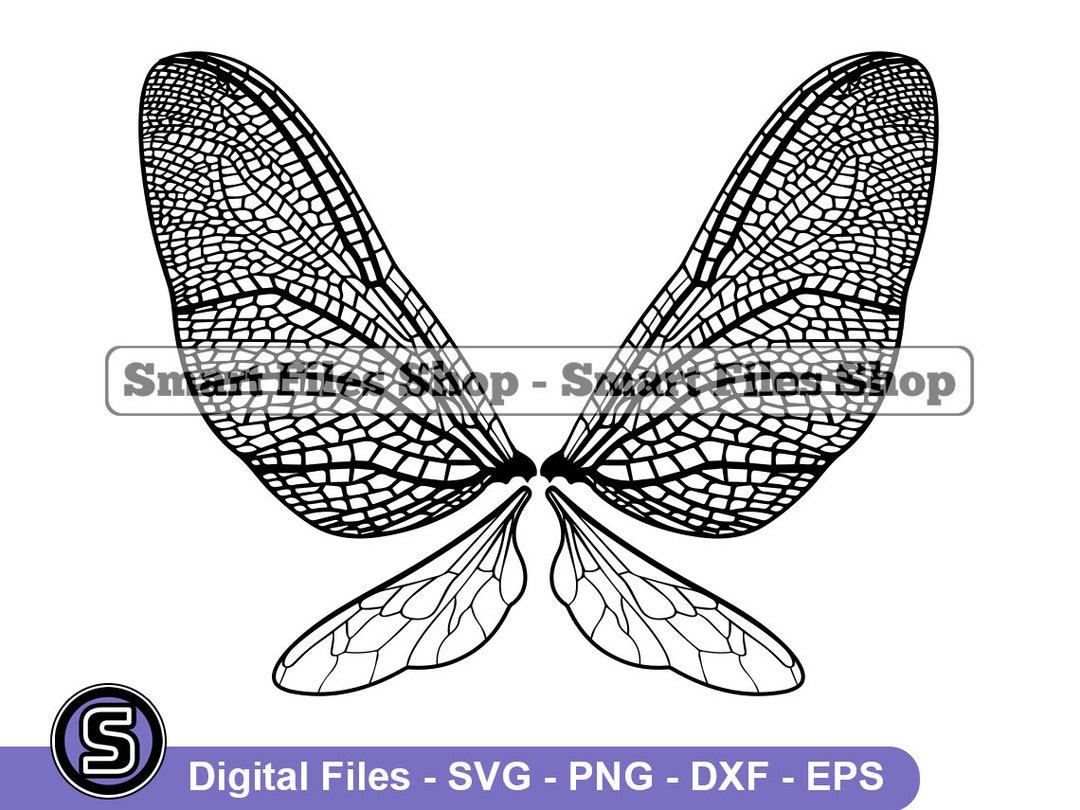Free Insect Wing Pattern Svg Butterfly Wings SVG, Insect Wings SVG, Butterfly Wings Dxf, Butterfly ...