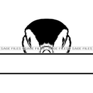 Peeking Puffin Svg, Puffin Svg, Peeking Animals Svg, Monogram Svg, Puffin Dxf, Puffin Png, Puffin Clipart, Puffin Files, Eps