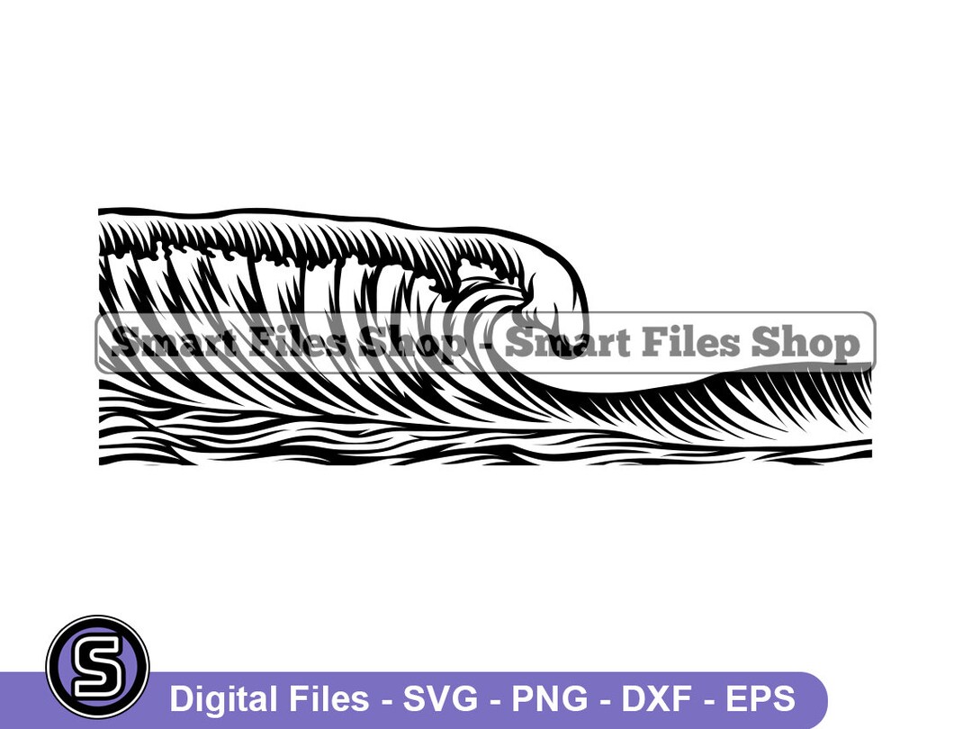 Giant Wave SVG Ocean Waves Svg Sea Waves Svg Nautical Svg - Etsy Denmark