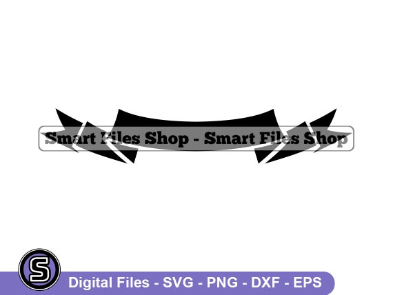 Banner Design SVG Banner Svg Decorative Svg Banner Dxf | Etsy