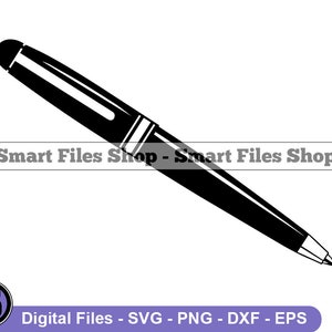 Ball Point Pen #2 Svg, Writing Svg, Pen Design Svg, Pen Svg, Pen Dxf, Pen Png, Pen Clipart, Pen Files, Eps