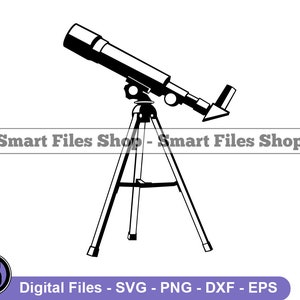 Telescope #4 Svg, Telescope Svg, Telescope Dxf, Telescope Png, Telescope Clipart, Telescope Files, Eps