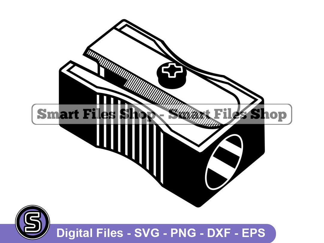 Pencil Sharpener Svg, Sharpener Svg, Sharpener Dxf, Sharpener Png ...