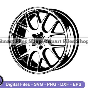 Car Rim #3 Svg, Car Svg, Car Mechanic Svg, Car Rim Dxf, Car Rim Png, Car Rim Clipart, Car Rim Files, Eps